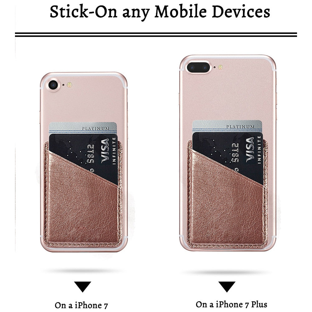 Stick on iPhone wallet